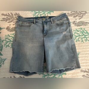 Seven7 Light Blue Jean Shorts for Women